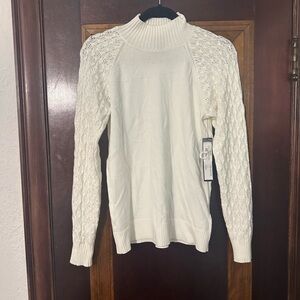 Tribal Mock-neck Sweater